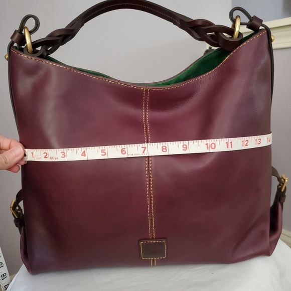 Dooney & Bourke Florentine Twist Sac in Plum - Picture 11 of 14
